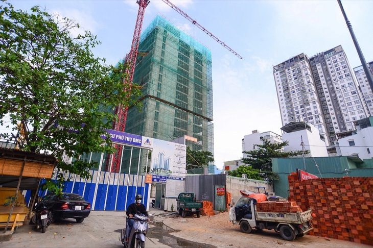 Dự án nhà ở xã hội Lý Thường Kiệt (Phú Thọ DMC) thuộc danh mục đủ điều kiện vay vốn từ gói 120.000 tỉ - Ảnh: QUANG ĐỊNH